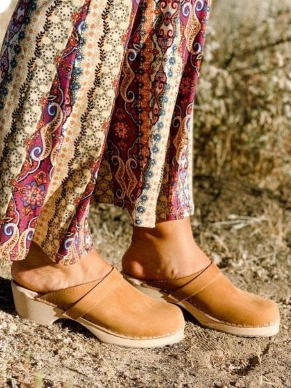 LOTTA FROM STOCKHOLM Classic Tan Clog on Light Base